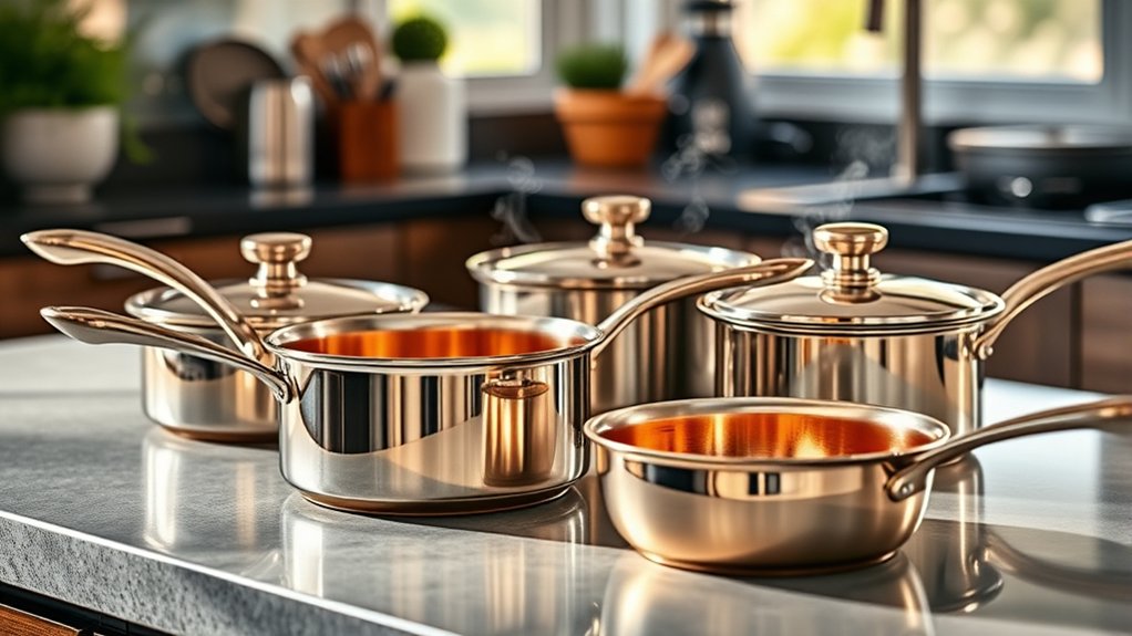 top copper core cookware