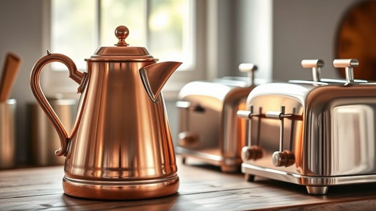 top copper kitchen appliances