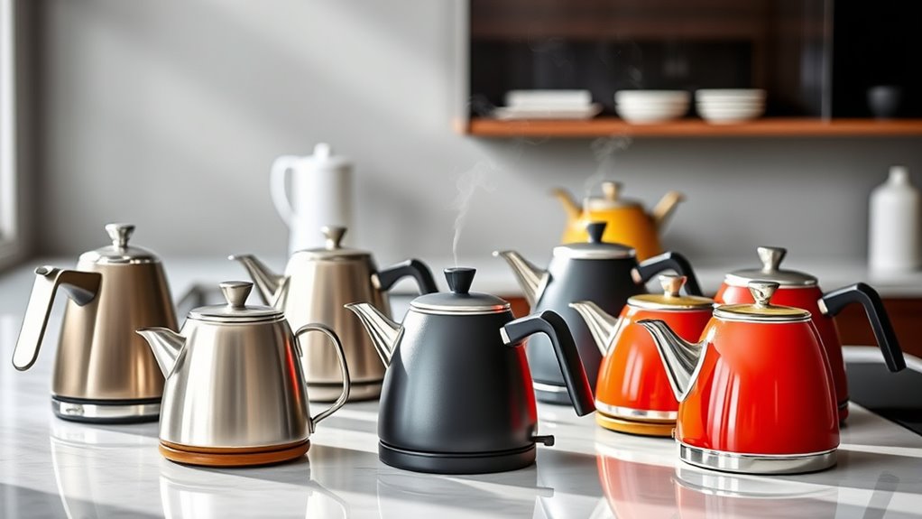 top easy clean tea kettles