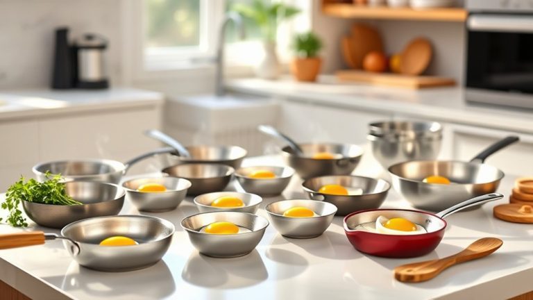 top egg poacher pans