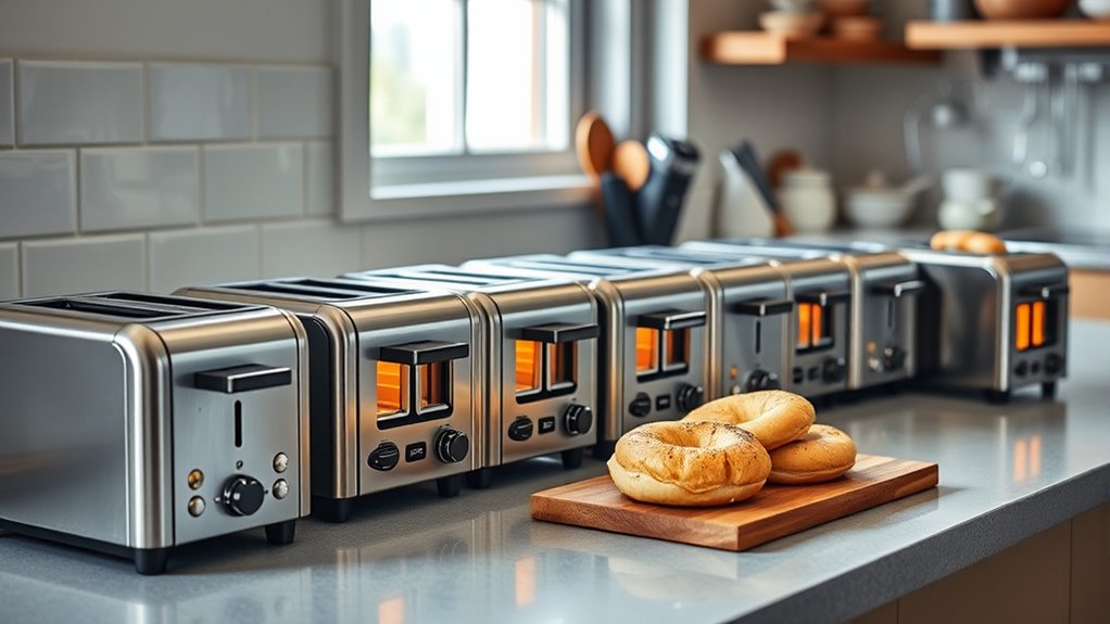 top four slice bagel toasters