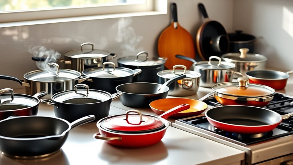 top gas stove cookware