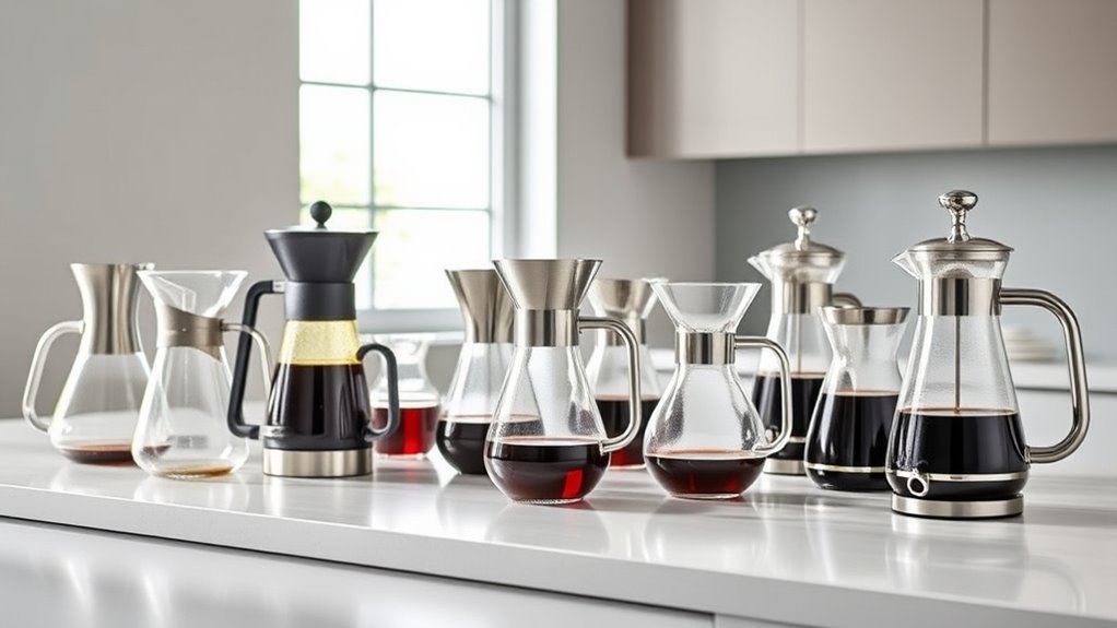 top glass coffee makers
