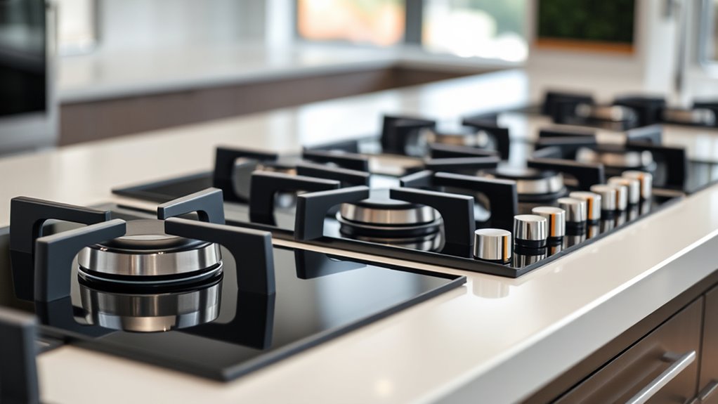 top glass gas stoves