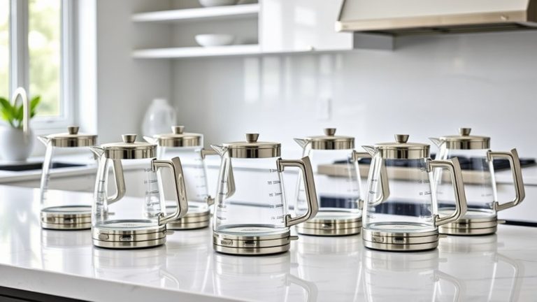 top glass stove kettles