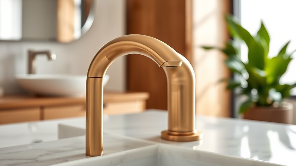 top gold bathroom faucets
