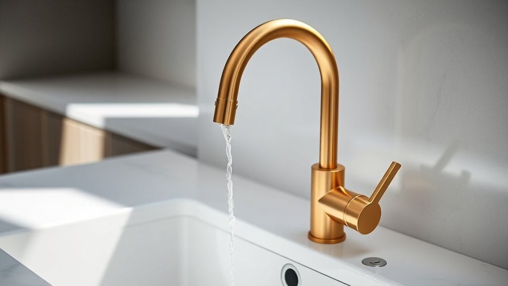 top gold kitchen faucets
