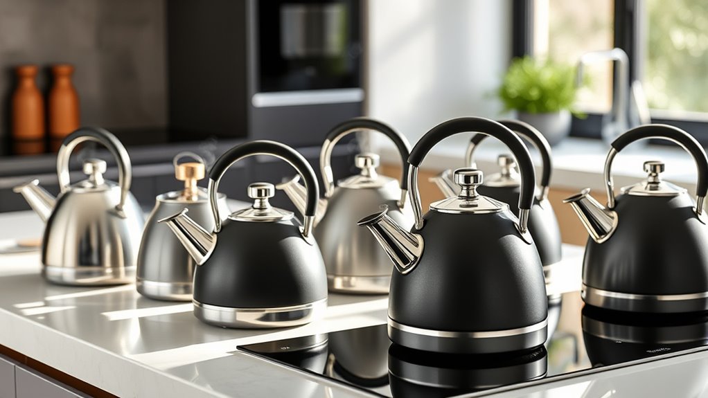 top induction tea kettles