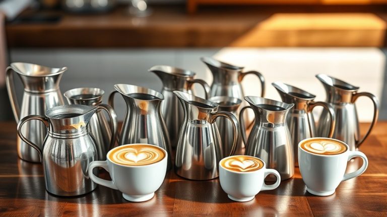 top latte art milk pitchers