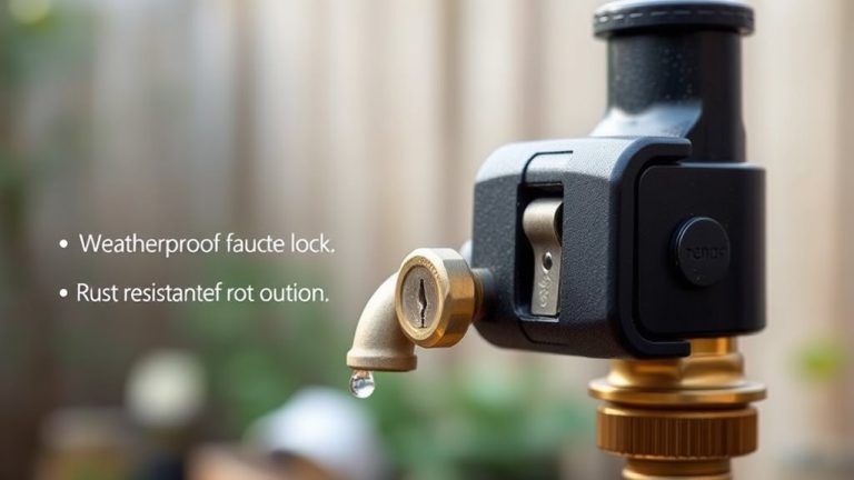 top outdoor faucet locks