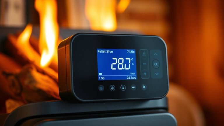 top pellet stove thermostats