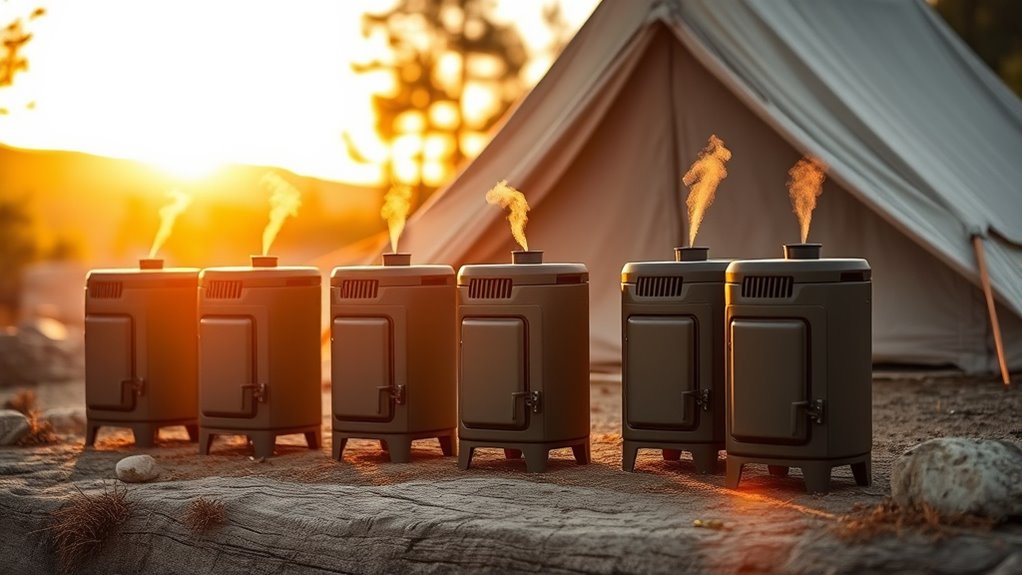 top pellet tent stoves