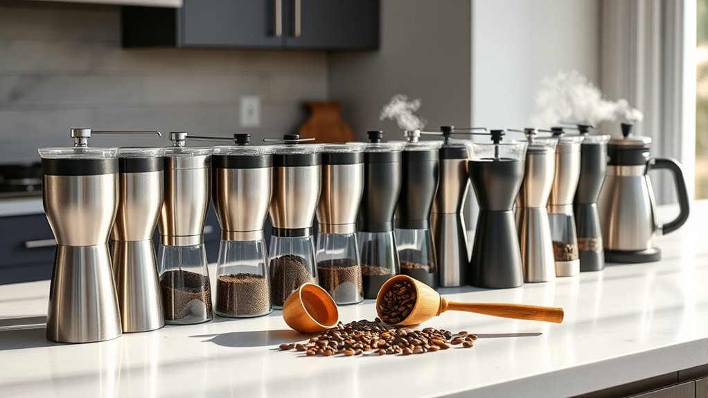 top pour over coffee grinders