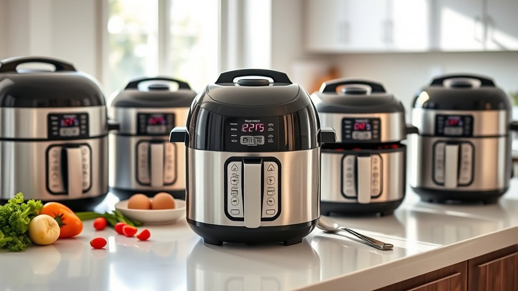top pressure cooker air fryers