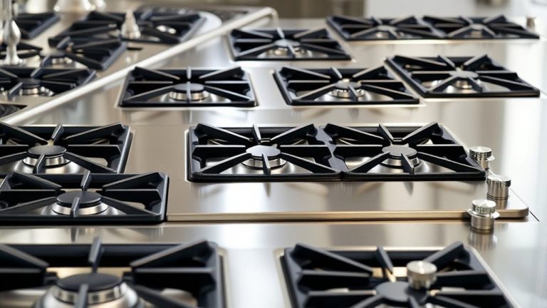 top six burner gas stoves