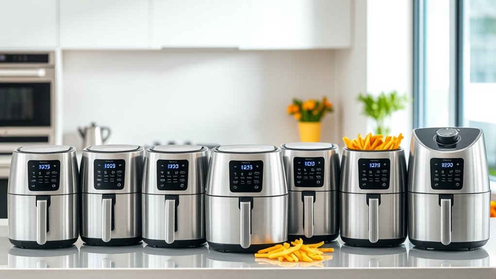top stainless steel air fryers