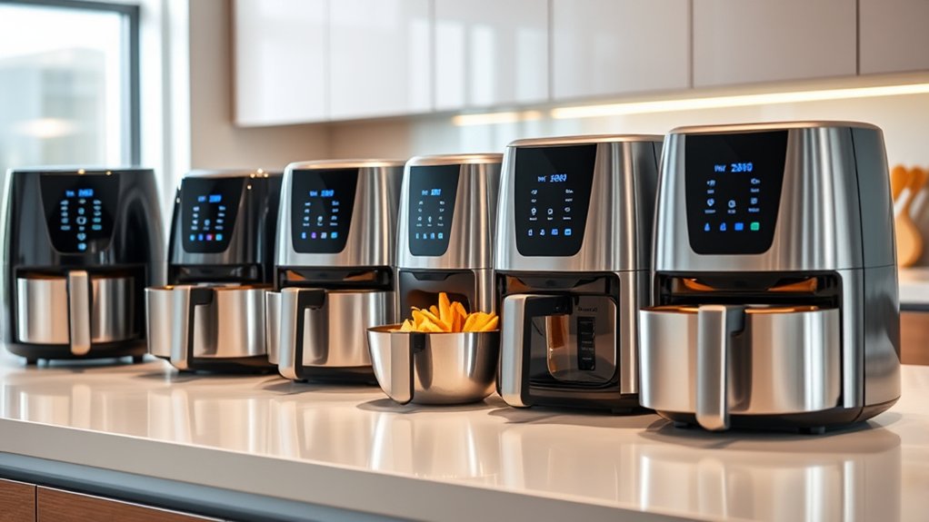 top stainless steel air fryers