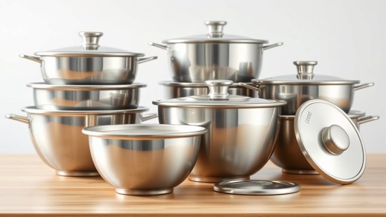 top stainless steel bowls