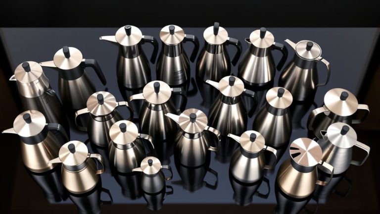 top stainless steel coffee pots