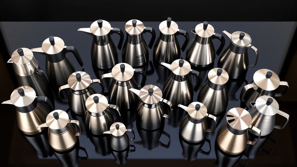 top stainless steel coffee pots