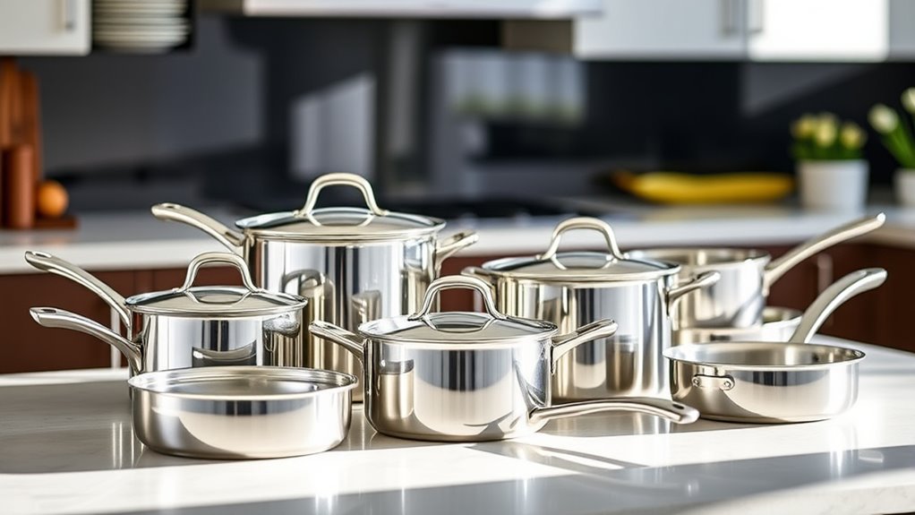top stainless steel cookware