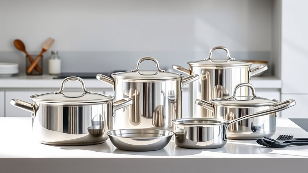 top stainless steel cookware