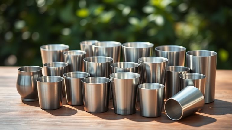 top stainless steel cups