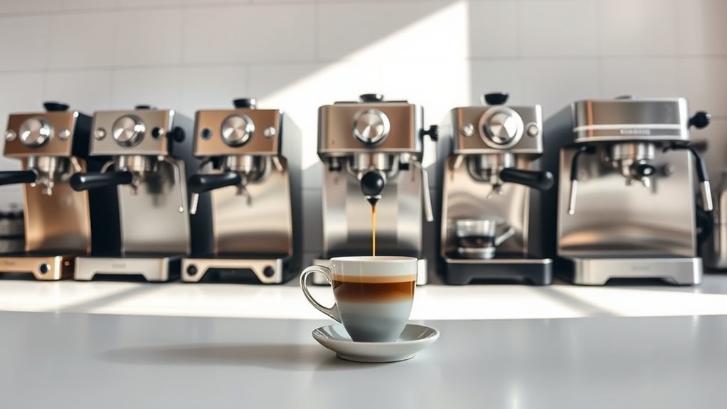 top stainless steel espresso machines