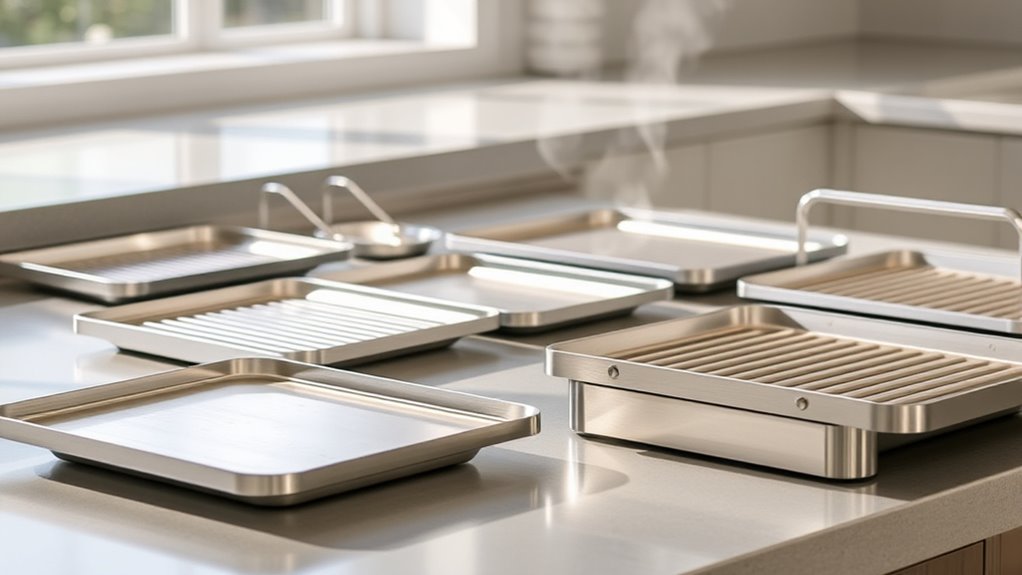 top stainless steel griddles