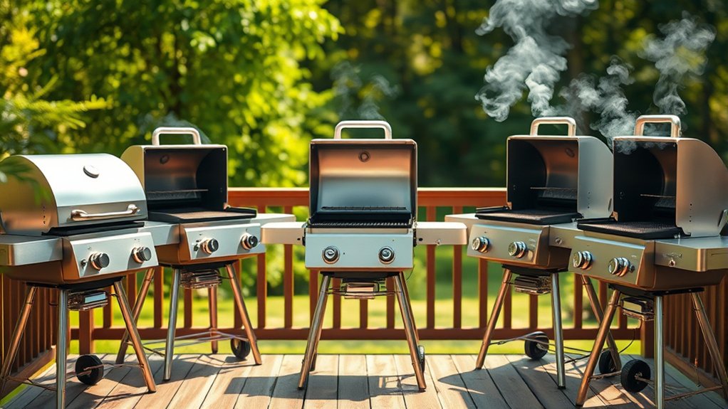 top stainless steel grills