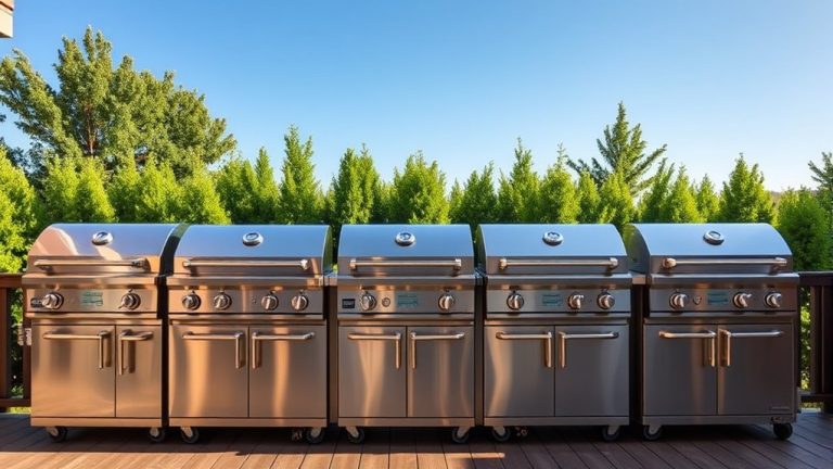top stainless steel grills