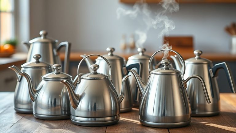 top stainless steel kettles