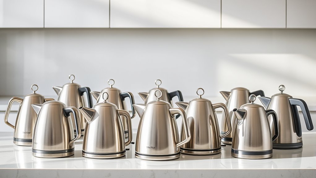 top stainless steel kettles