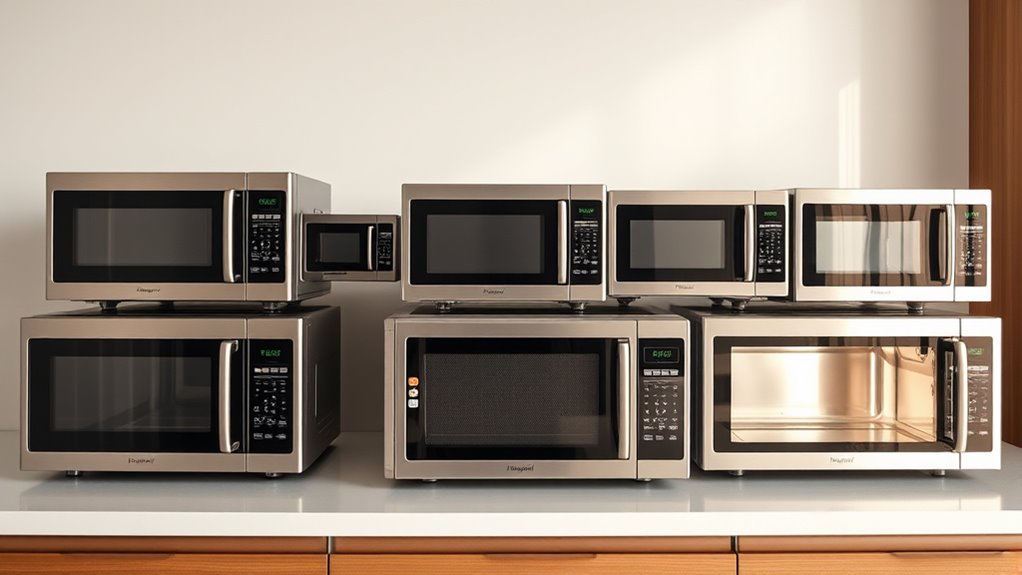 top stainless steel microwave options