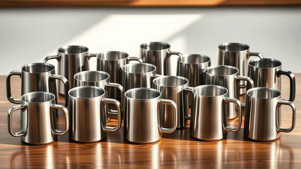 top stainless steel mugs