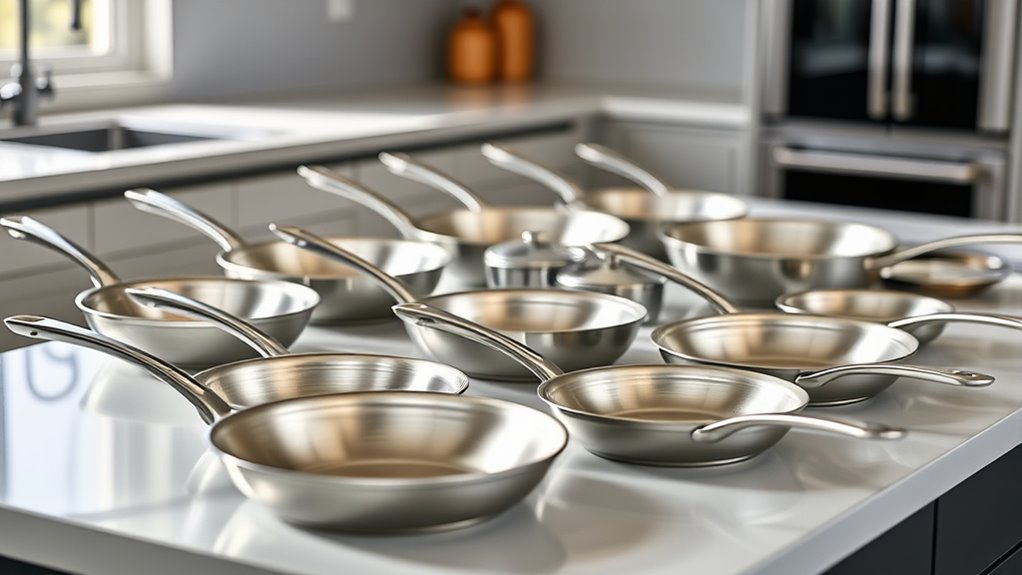 top stainless steel omelette pans