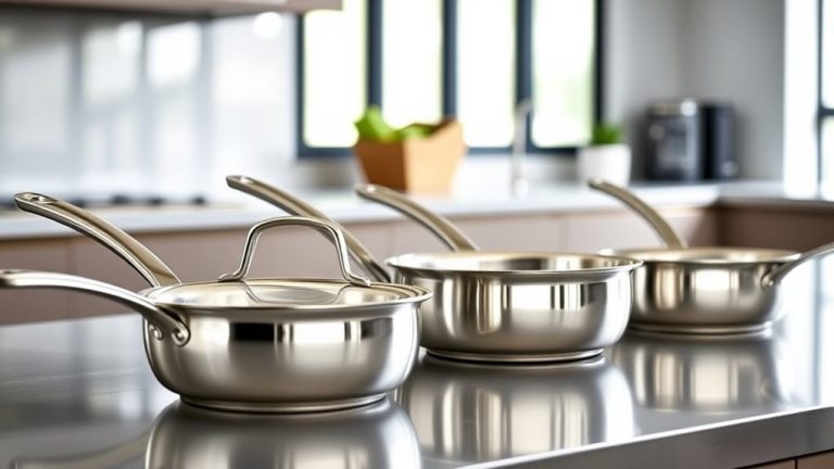 top stainless steel pans