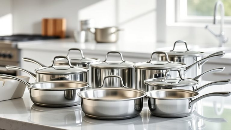 top stainless steel pans