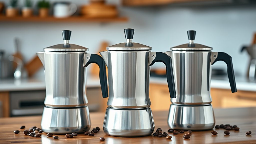 top stainless steel percolators