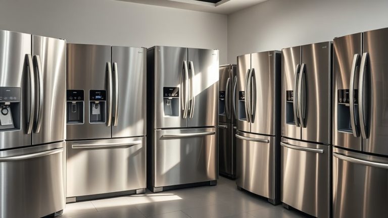 top stainless steel refrigerators