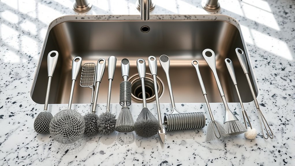 top stainless steel scrubbers