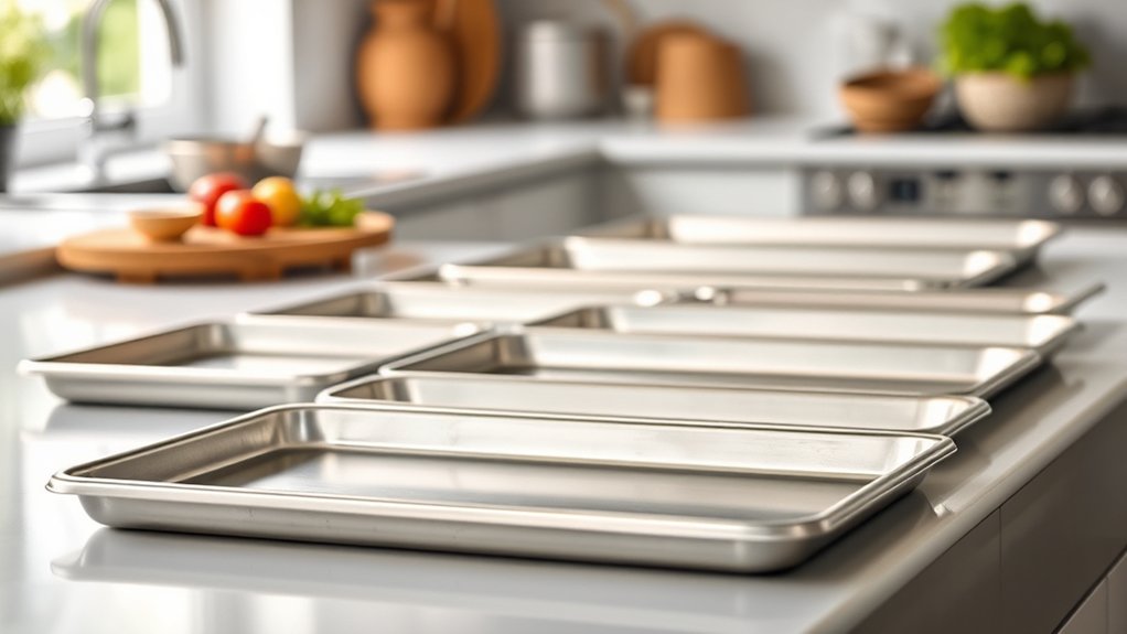 top stainless steel sheet pans