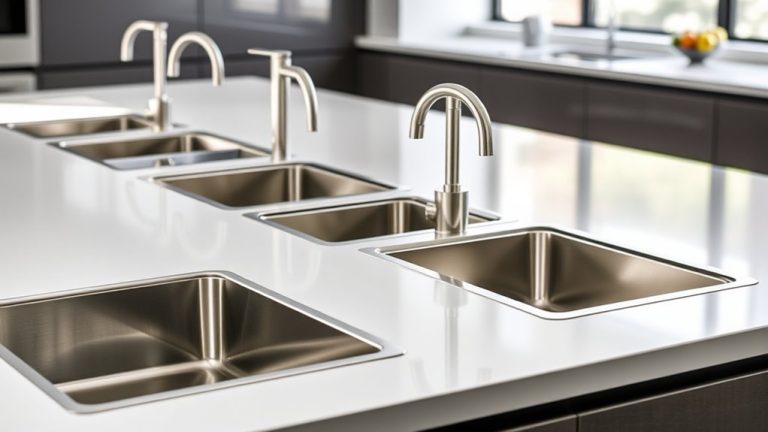 top stainless steel sinks