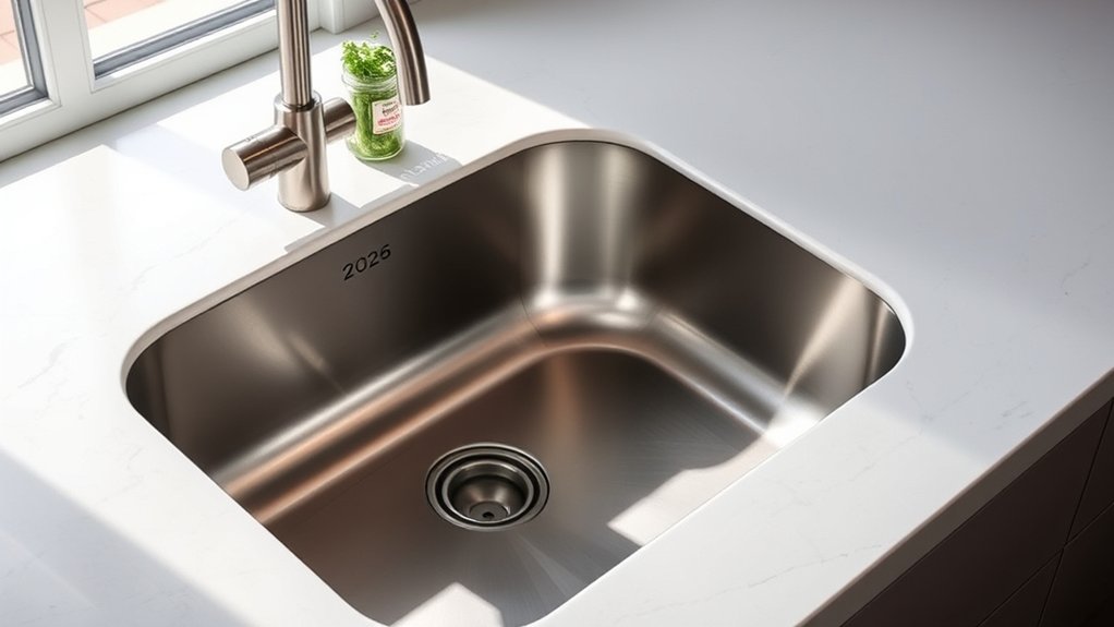 top stainless steel sinks