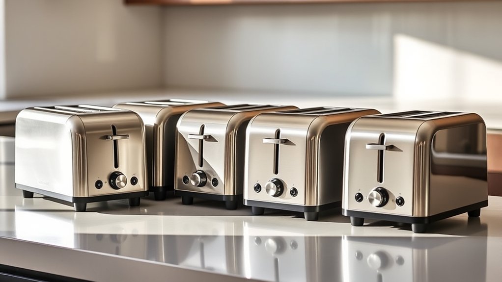 top stainless steel toasters