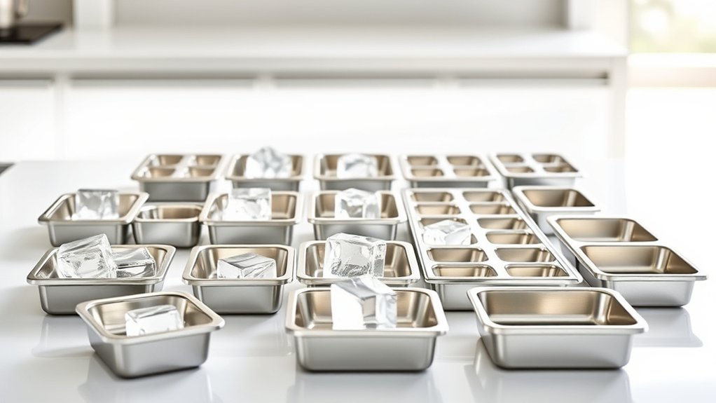 top stainless steel trays