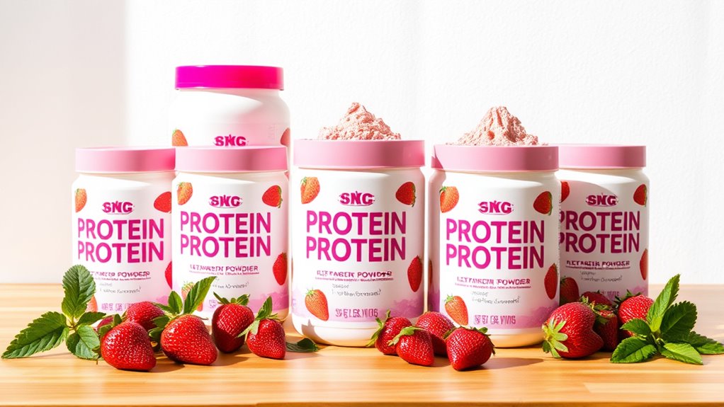 top strawberry protein powders