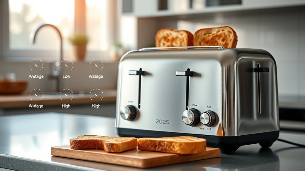 top toaster wattage options