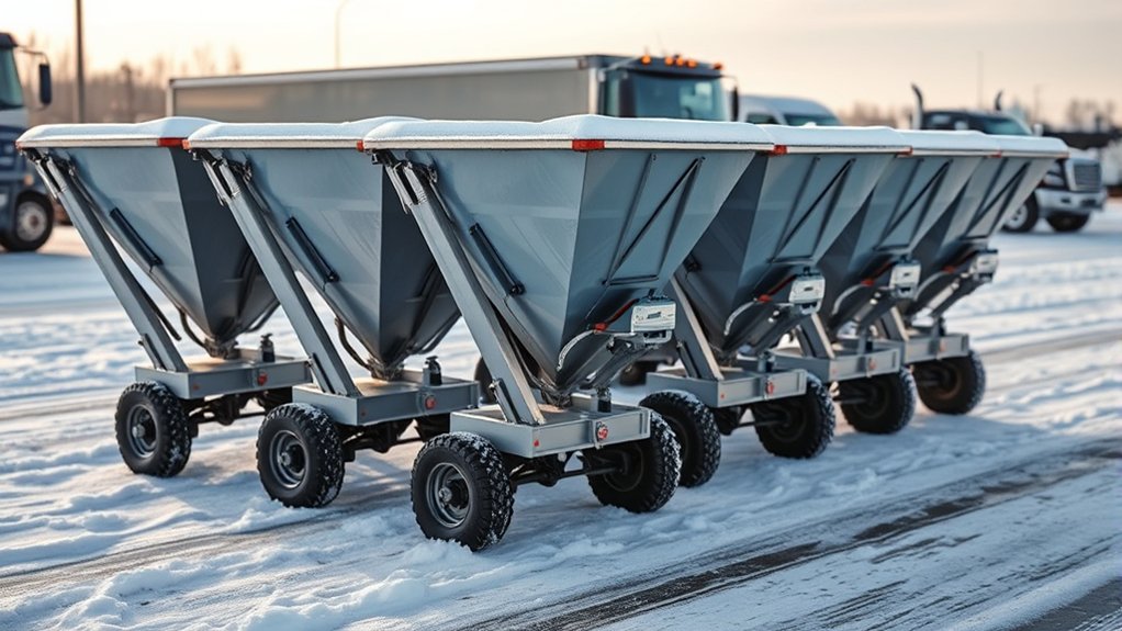 top truck salt spreaders