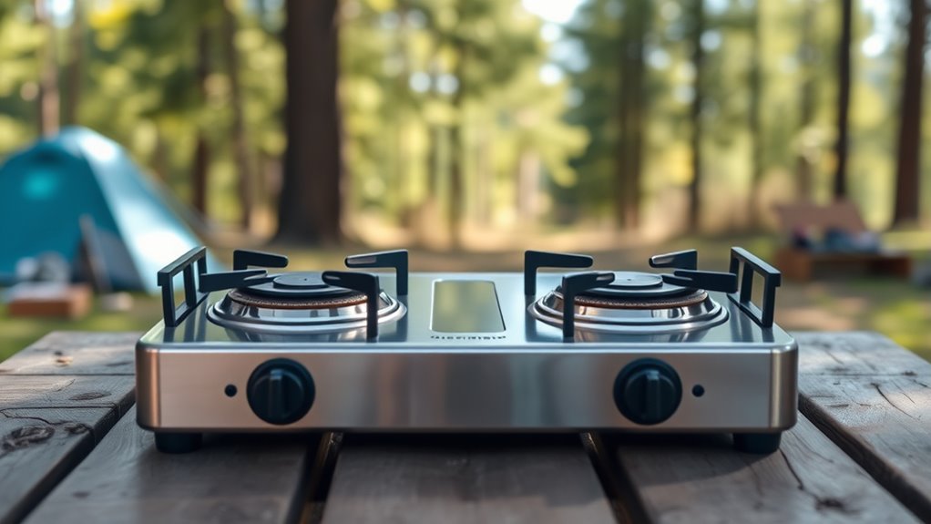 top two burner propane stoves